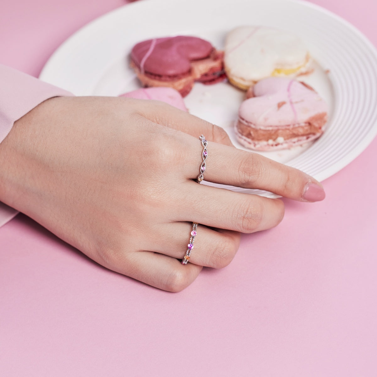 [Vivid Aurora]Elegant Energetic Round Cut Daily Ring