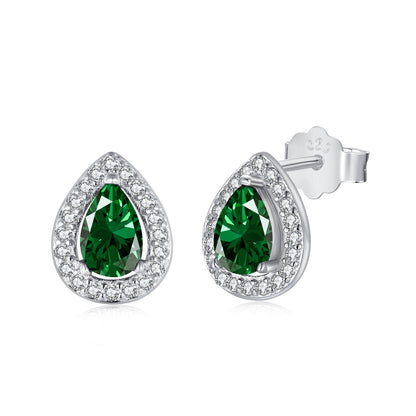 [Vivid Aurora]Luxurious Water Drop Shape Earrings