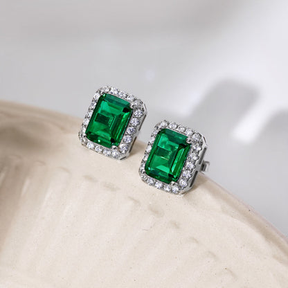 [Vivid Aurora]Luxurious Dainty Emerald Cut Banquet Earrings