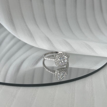 [Vivid Aurora]Dazzling Resplendent Round Cut Wedding Ring