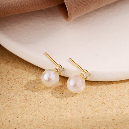 [Vivid Aurora]Symphony Mermaid Pearl Earrings